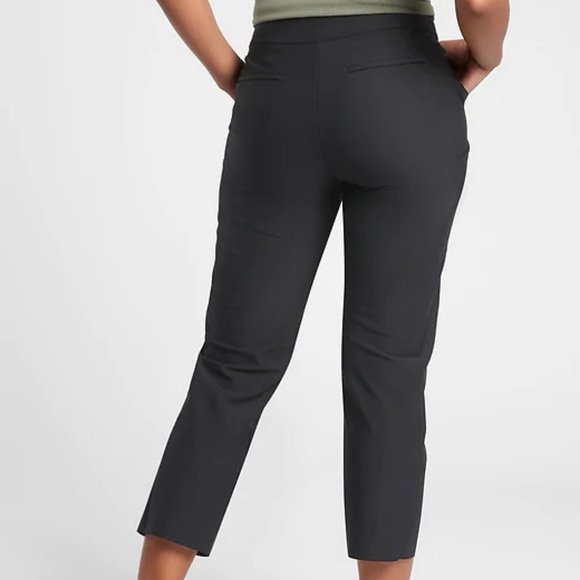 Athleta Stellar Straight Crop Pants size 0 Black - Picture 3 of 5